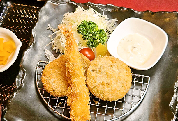 神戸牛メンチ＆コロッケ御膳