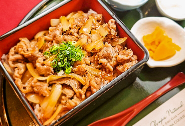 牛カルビ焼肉重