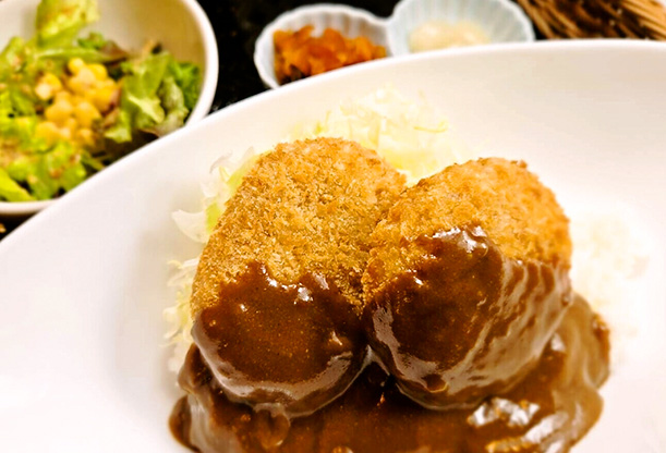 神戸牛メンチ＆コロッケカレー