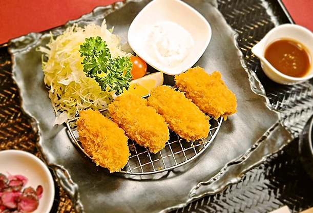 国産かきフライ御膳